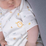 Organik Pamuk Bebek Şort Takımı Piknik - Little Gusto - 