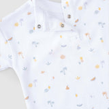 Organik Pamuk Bebek Şort Takımı Piknik - Little Gusto - 