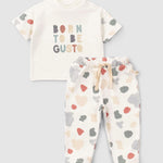 Organik Pamuk Bebek Takımı Born to be Gusto - Little Gusto - Bebek Takımları