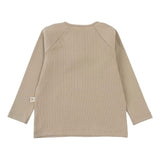 Organik Pamuk Çocuk Kaşkorse Bej Sweatshirt - Little Gusto - 