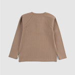 Organik Pamuk Çocuk Kaşkorse Kahve Sweatshirt - Little Gusto - 