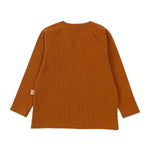 Organik Pamuk Çocuk Kaşkorse Kiremit Sweatshirt - Little Gusto - 