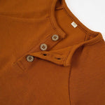 Organik Pamuk Çocuk Kaşkorse Kiremit Sweatshirt - Little Gusto - 