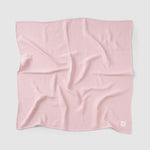 Organik Pamuk Dört Katlı Müslin Bezi Örtü 100x100 cm Pembe - Little Gusto - 