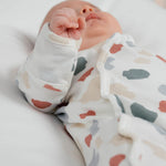 Organik Pamuk Kendinden Eldivenli Patikli 2'li Born to be Gusto Tulum Seti - Little Gusto - 
