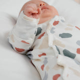 Organik Pamuk Kendinden Eldivenli Patikli 2'li Born to be Gusto Tulum Seti - Little Gusto - 
