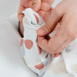 Organik Pamuk Kendinden Eldivenli Patikli 2'li Born to be Gusto Tulum Seti - Little Gusto - 
