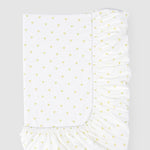 Organik Pamuk Lastikli Çarşaf ve Yastık Kılıf Seti Lotus 90x190 cm - Little Gusto - 