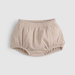 Organik Pamuk Müslin Bebek Bej Bloomer (Külot) - Little Gusto - Bloomer