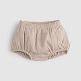 Organik Pamuk Müslin Bebek Bej Bloomer (Külot) - Little Gusto - Bloomer