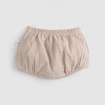 Organik Pamuk Müslin Bebek Bej Bloomer (Külot) - Little Gusto - 