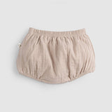 Organik Pamuk Müslin Bebek Bej Bloomer (Külot) - Little Gusto - 
