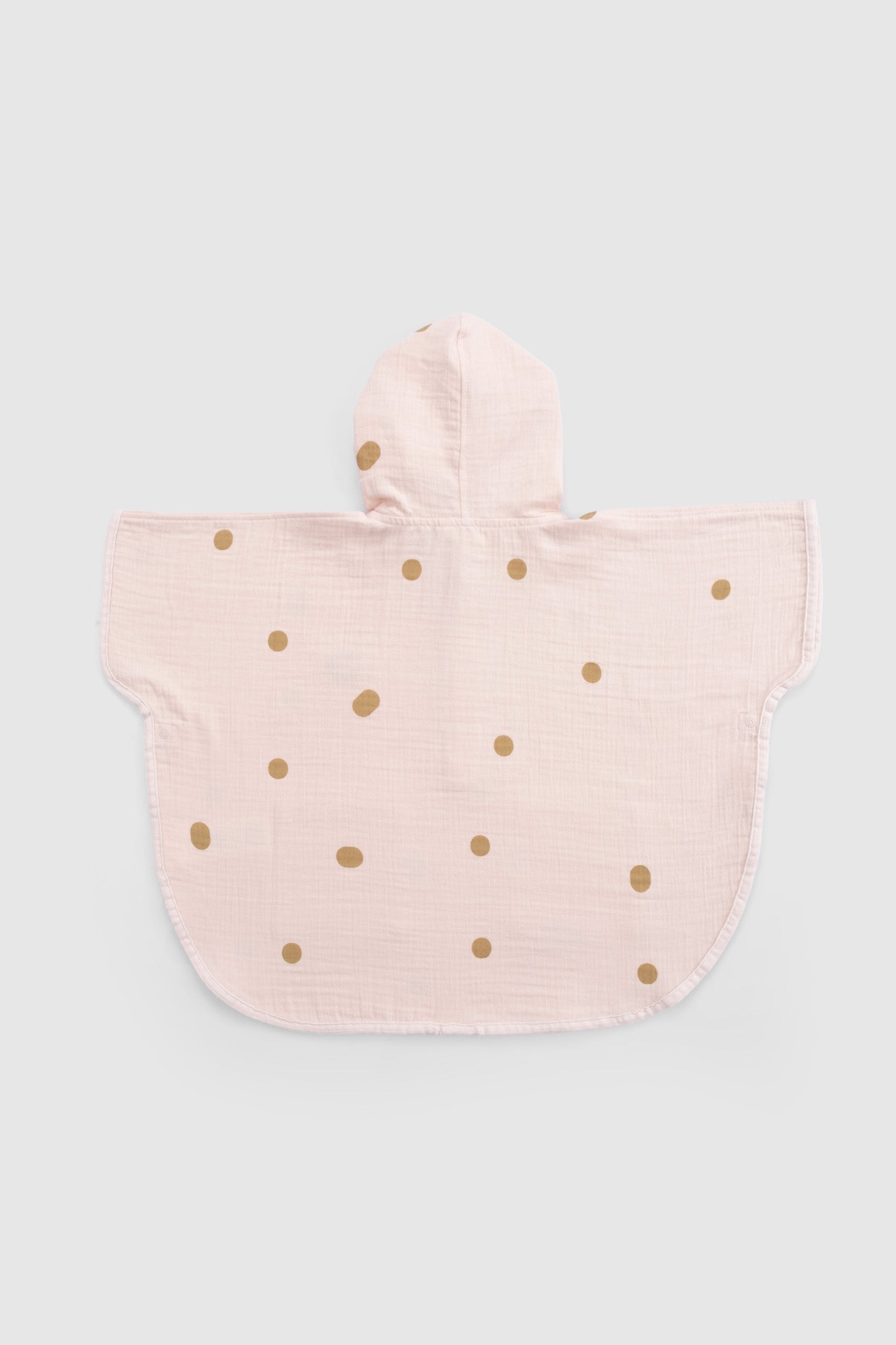 Organik Pamuk Müslin Plaj Panço Havlu Pembe Panço Little Gusto
