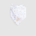 Organik Pamuk Nakışlı Üçgen Fular Piknik - Little Gusto - Çocuk fular bandana
