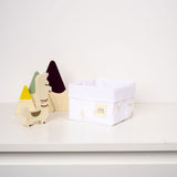 Organik Pamuk Organizer Sepet Bebek Feather 15x17 cm - Little Gusto