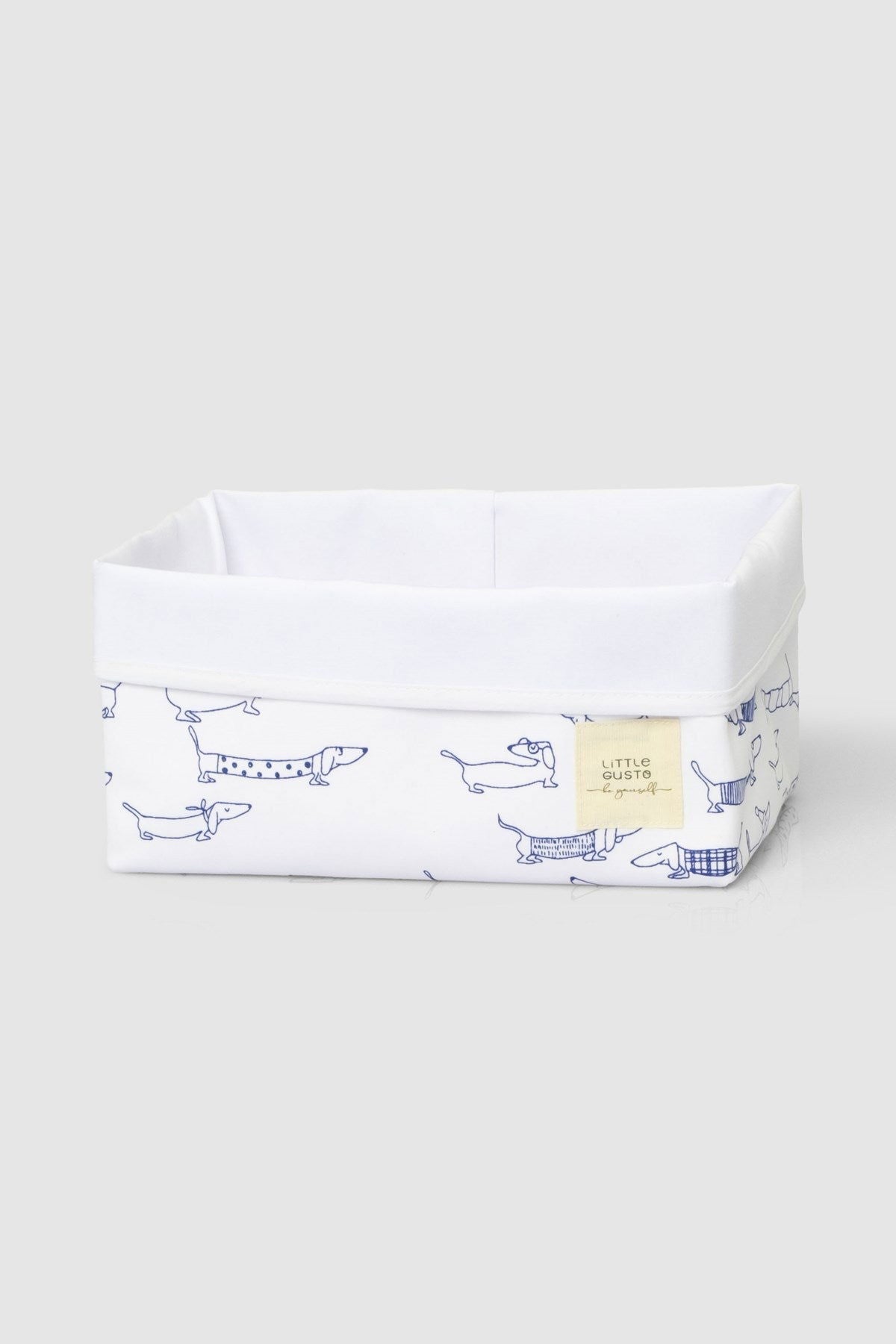 Organik Pamuk Organizer Sepet Bebek Paw 25x16 cm. - Little Gusto