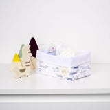 Organik Pamuk Organizer Sepet Bebek Paw 25x16 cm. - Little Gusto