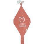 Organik Pamuk Örgü Bebek Cosmos Pembe Emzik Bezi - Little Gusto - Bebek Emzik Bezi