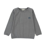 Organik Pamuk Sweatshirt Body Gri - Little Gusto