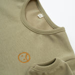Organik Pamuk Sweatshirt Body Haki - Little Gusto
