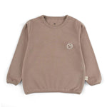 Organik Pamuk Sweatshirt Body Kahve - Little Gusto