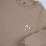 Organik Pamuk Sweatshirt Body Kahve - Little Gusto