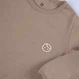 Organik Pamuk Sweatshirt Body Kahve - Little Gusto