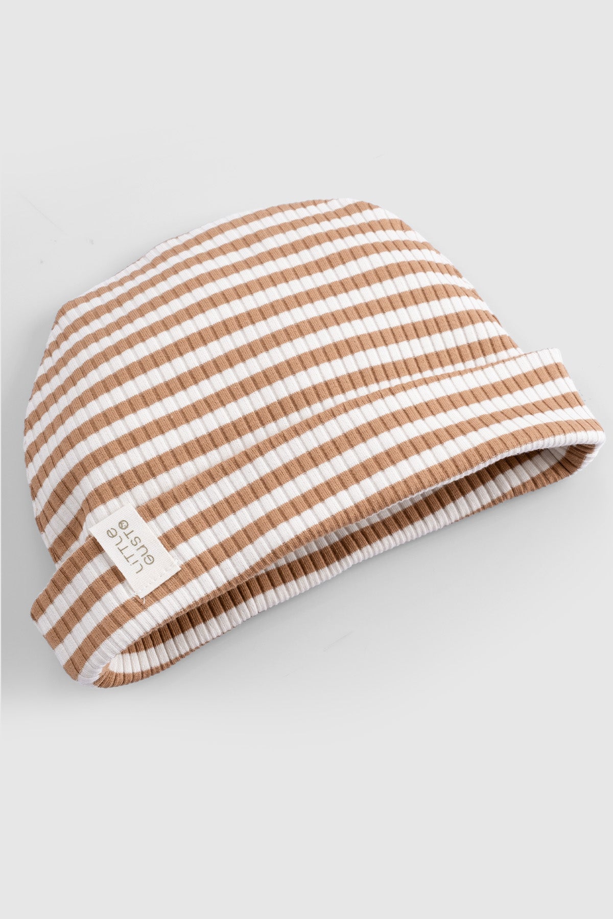 Organik Pamuklu Modal Kahverengi Bebek Bere Bere Little Gusto