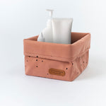 Organizer Sepet Bebek Cosmos Pembe Organik Pamuk 15x17 cm - Little Gusto