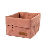Organizer Sepet Bebek Cosmos Pembe Organik Pamuk 15x17 cm - Little Gusto