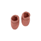 Organik Pamuk Pembe Yenidoğan Patik - Little Gusto - 