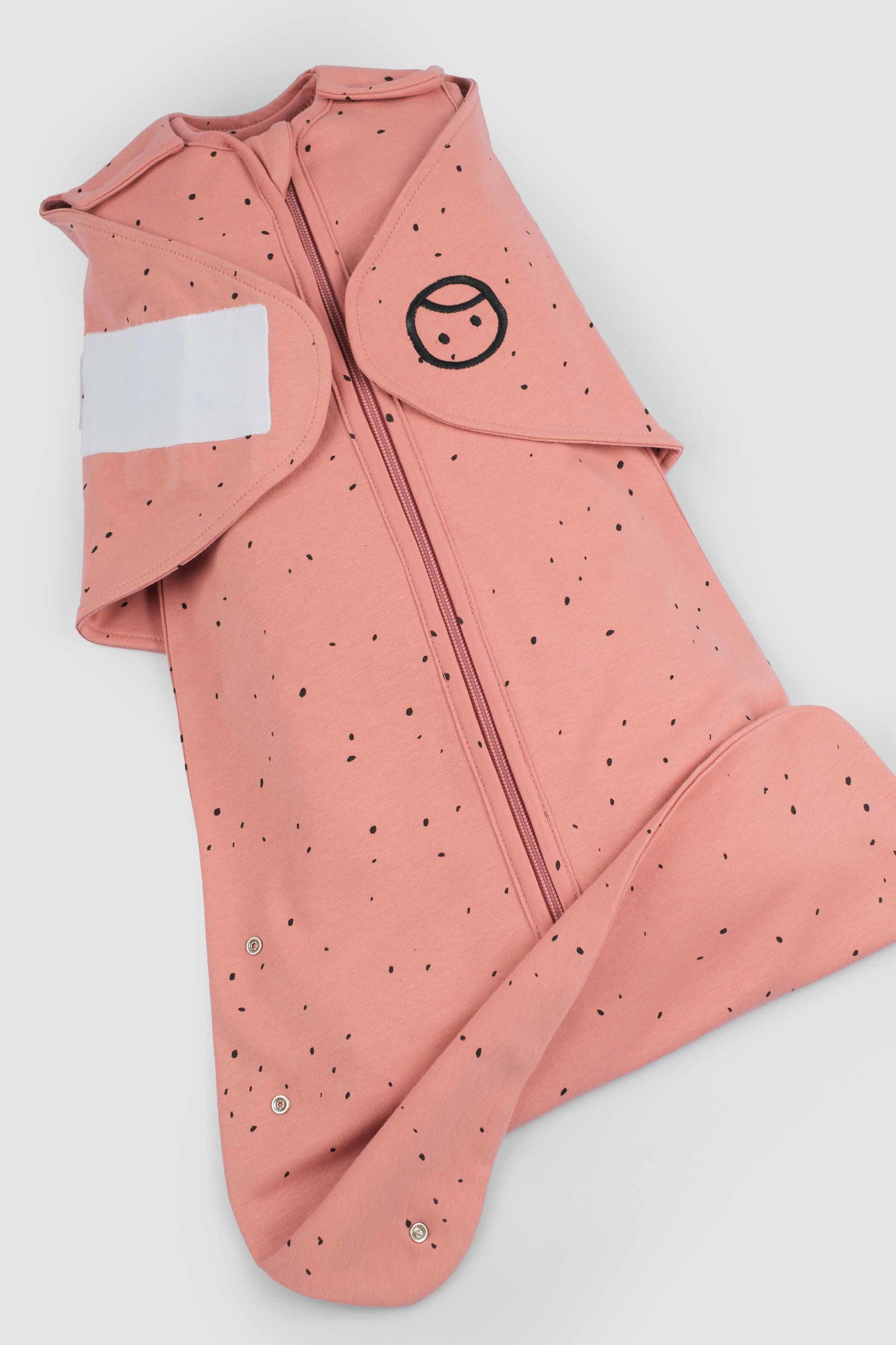 Pelerin Uyku Tulumu 0-6 Ay Cosmos Pembe Organik Pamuk - Little Gusto