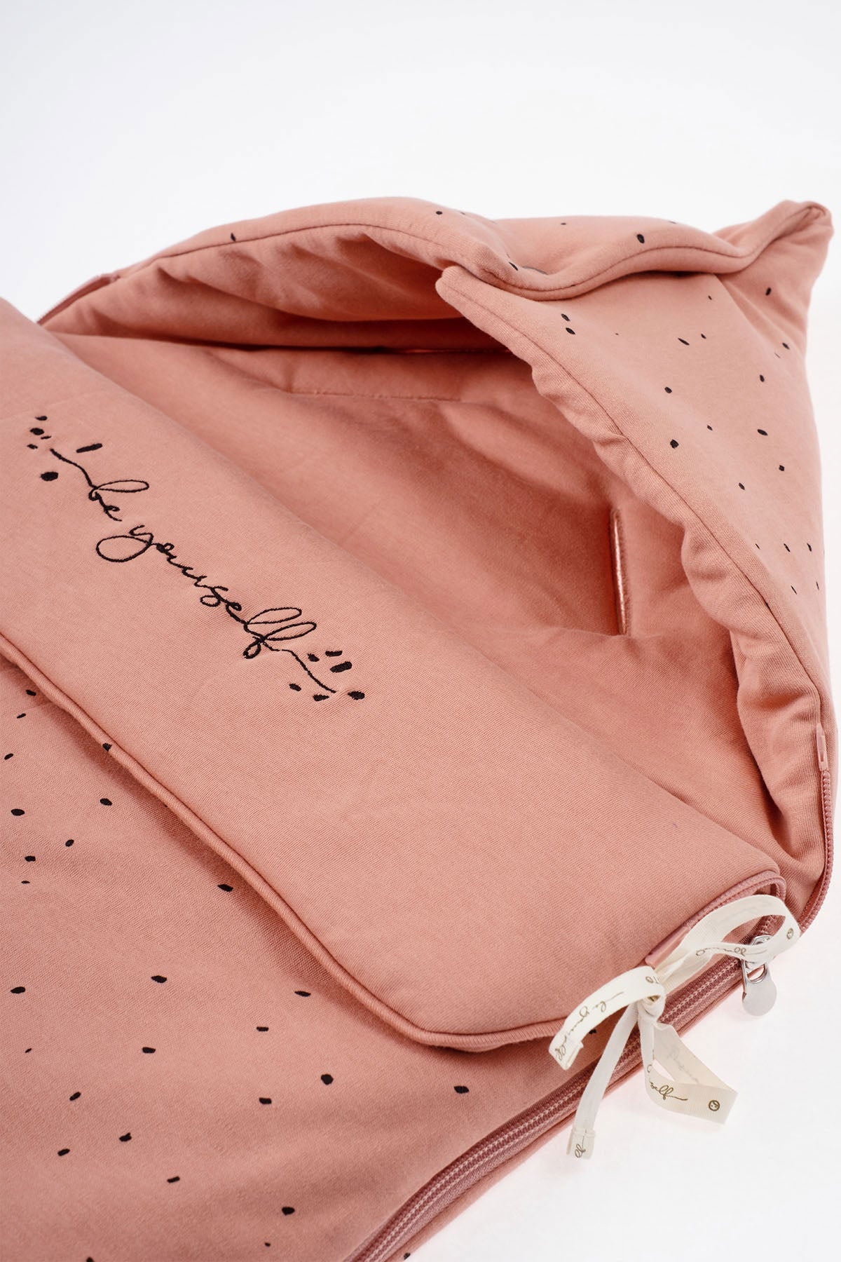 Puset Tulumu Yenidoğan Footmuff Cosmos Pembe Organik Pamuk - Little Gusto - 