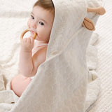 Sophie la girafe Organik Pamuk Kundak Havlu Kese Seti - Little Gusto