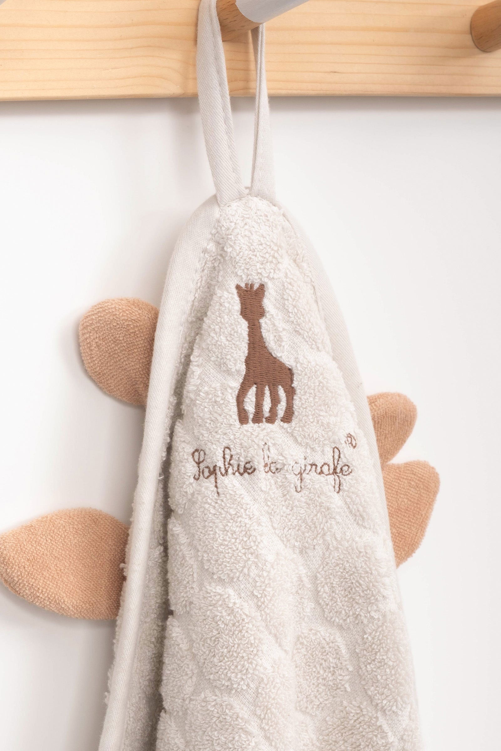 Sophie la girafe Organik Pamuk Kundak Havlu Kese Seti Kundak Havlu Little Gusto