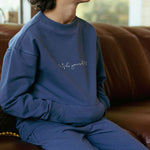 Sweat Çocuk Lacivert Organik Pamuk - Little Gusto - Çocuk Sweat