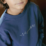 Sweat Çocuk Lacivert Organik Pamuk - Little Gusto - 
