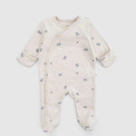 2'li Organik Pamuk Bej Tulum Seti Little Farm Tulum Little Gusto