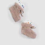 Wellsoft Kahve Bebek Patiği - Little Gusto - Eldiven & Patik