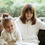Wellsoft Çocuk Elbise Çocuk Beyaz Organik Pamuk Astarlı - Little Gusto - 