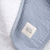 Wellsoftlu Kapitone Mavi Bebek Battaniyesi 80x100 cm - Little Gusto