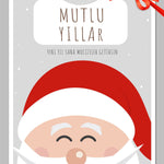 Yılbaşı Hediye Kartı Noel Baba - Little Gusto - Hediye Kartı