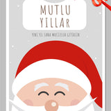Yılbaşı Hediye Kartı Noel Baba - Little Gusto - Hediye Kartı