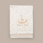 Sophie la girafe Organik Pamuk Çift Katlı Bebek Battaniyesi