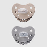LUU Kids Positioning Ortodontik Medikal Silikon Emzik 2'li Set –  Sand Storm & Lovely Gray