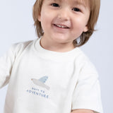 Organik Pamuk Bebek Tişört Adventure Tişört Little Gusto