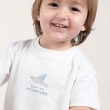 Organik Pamuk Bebek Tişört Adventure Tişört Little Gusto