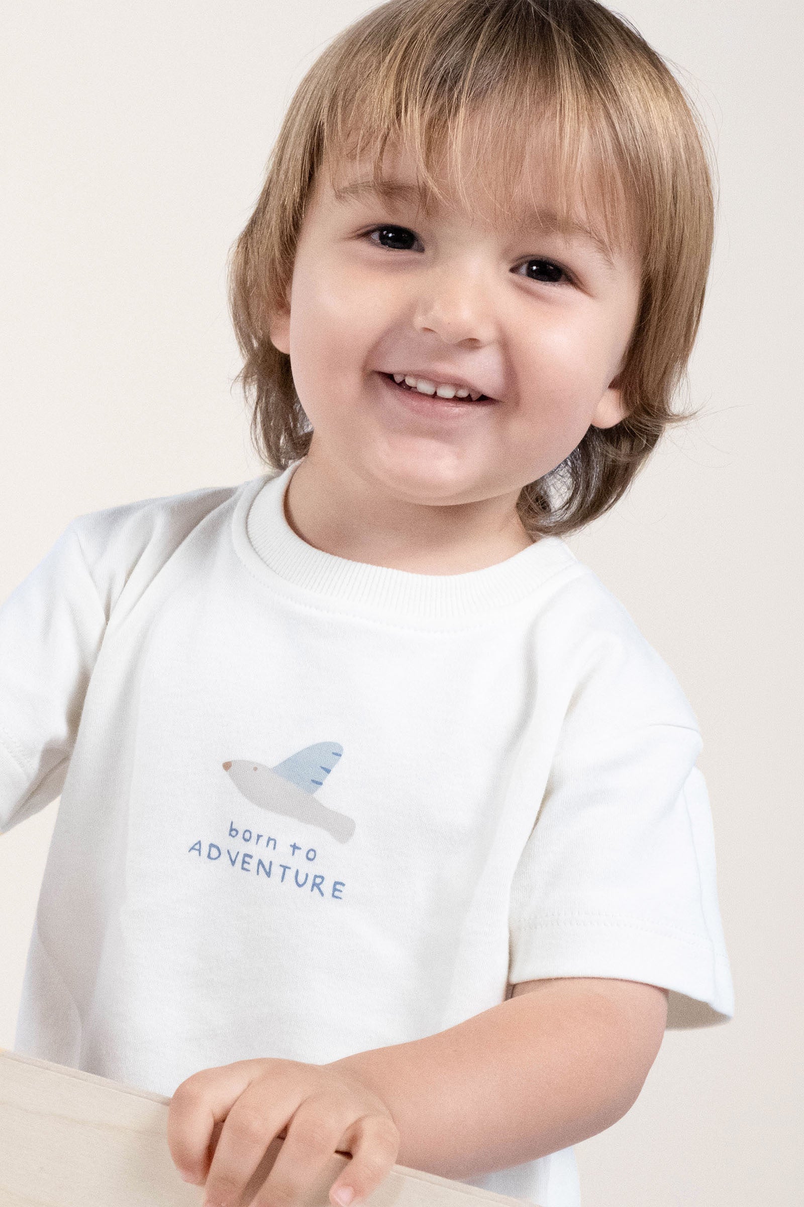 Organik Pamuk Bebek Tişört Adventure Tişört Little Gusto