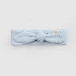 Organik Pamuklu Kaşkorse Modal Saç Bandı Mavi