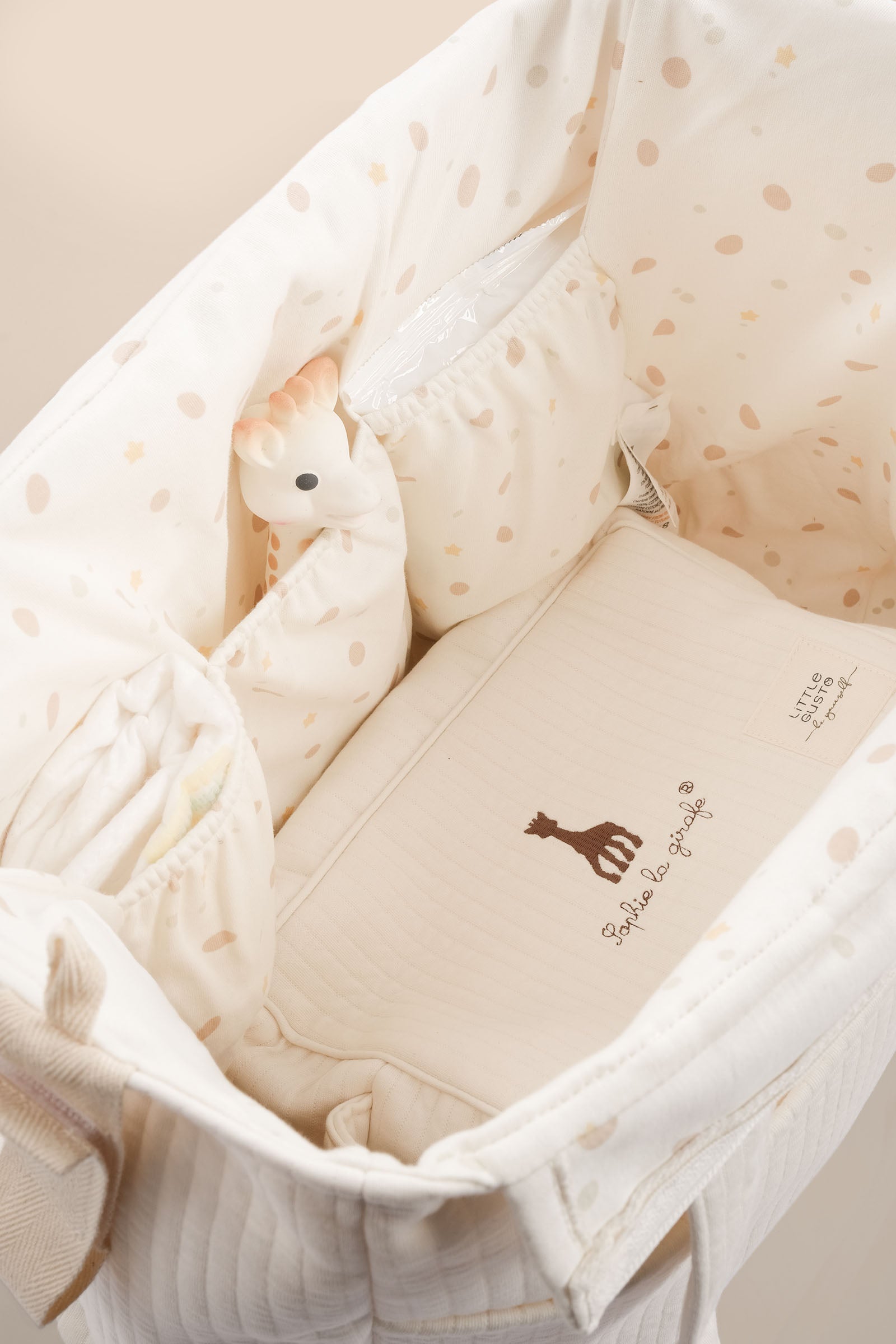 Sophie la girafe 3'lü Anne Bebek Bakım Çantası Seti Bebek Bakım Çantası Little Gusto